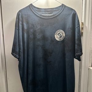 Black and Blue Tie-Dye LIRA Tee, Size Medium
